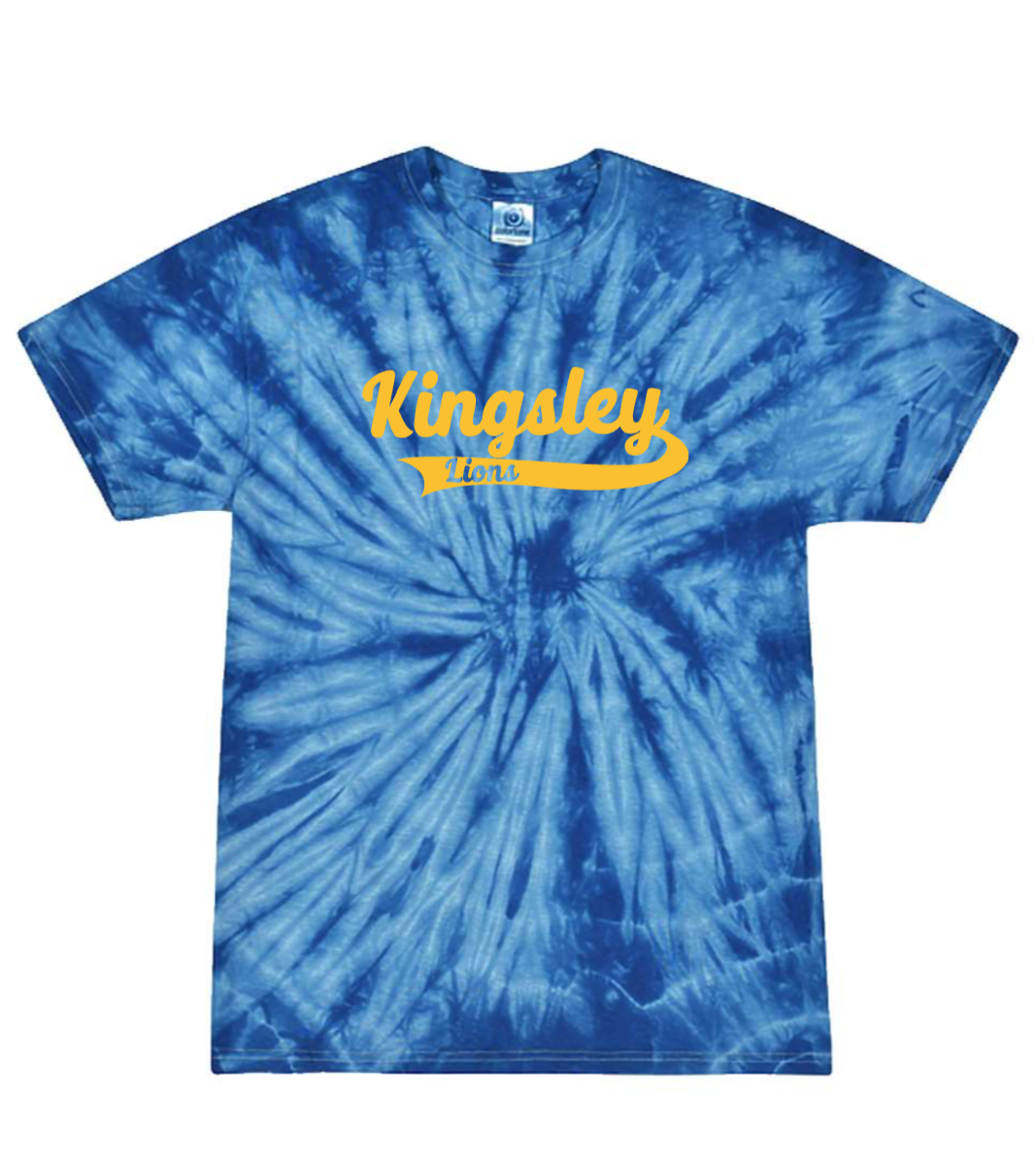 Kingsley Spider Royal Tie Dye Tee