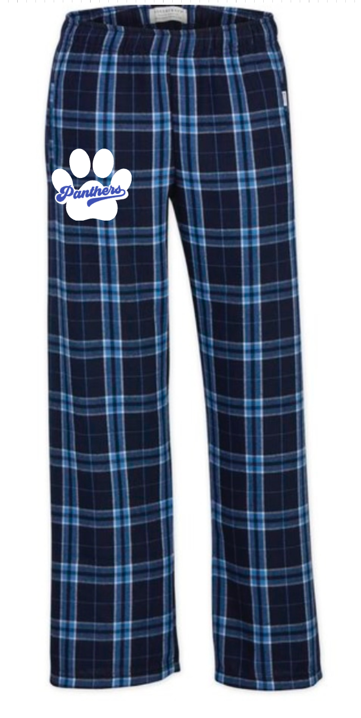 Youth Panthers Paw Flannel Pant