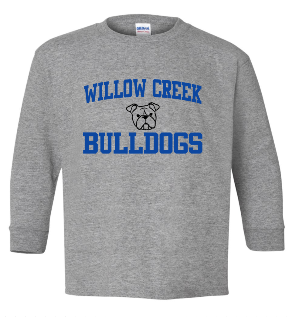 Willow Creek Bulldog Logo Long Sleeve