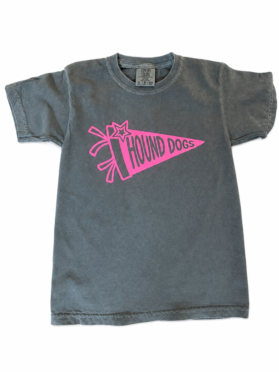 Comfort Colors Girls Flag Hound Dog Tee