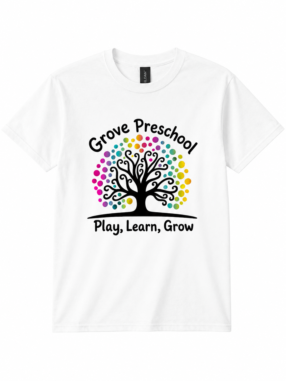 Grove Preschool Rainbow Foil Tee