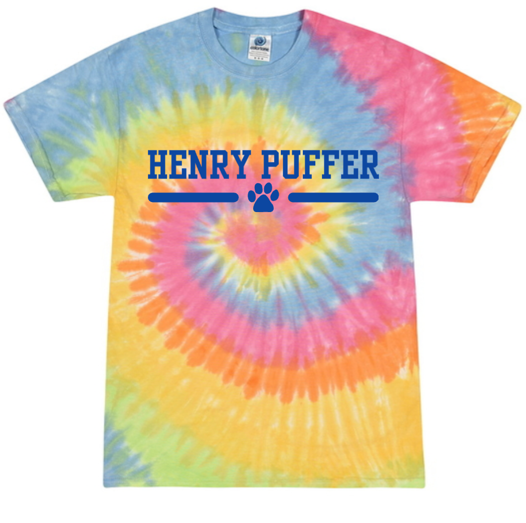 Henry Puffer Yearbook Multi Tie Dye Tee