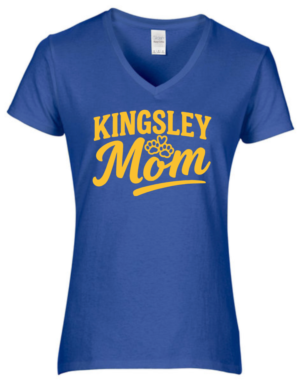 Kingsley Mom V Neck Tee