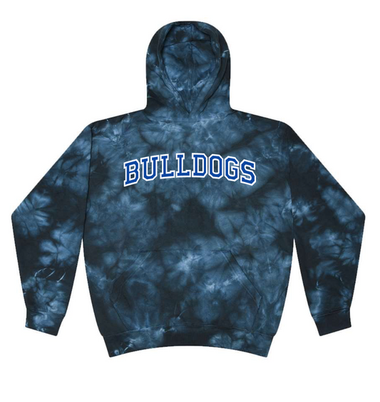 Tie Dye Bulldogs Hoodie