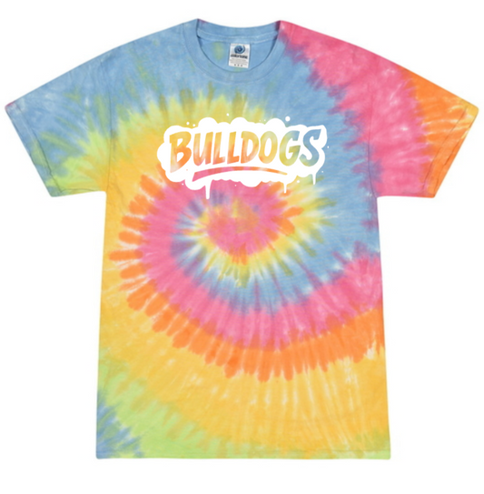 Bulldogs Drip Tie Dye Tee
