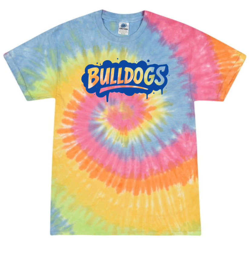 Bulldogs Drip Tie Dye Tee