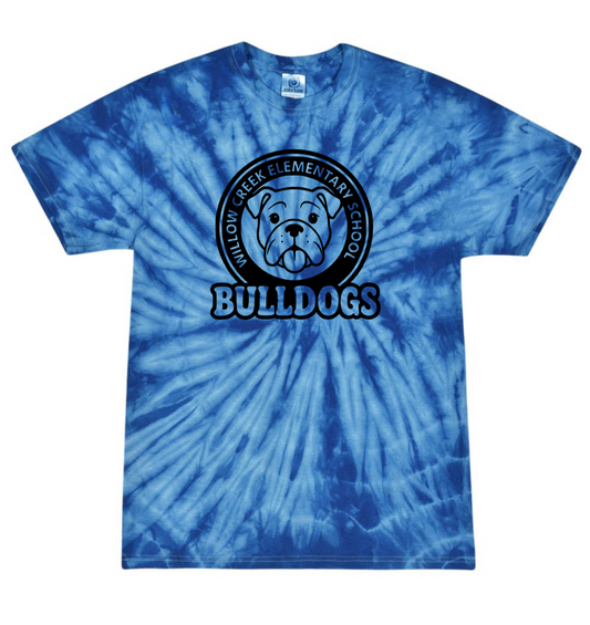 Bulldogs Royal Tie Dye Tee