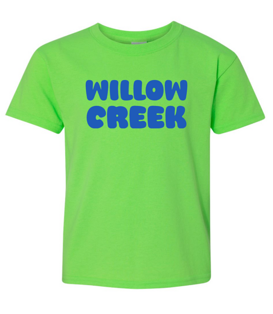 Neon Willow Creek Puff Tee