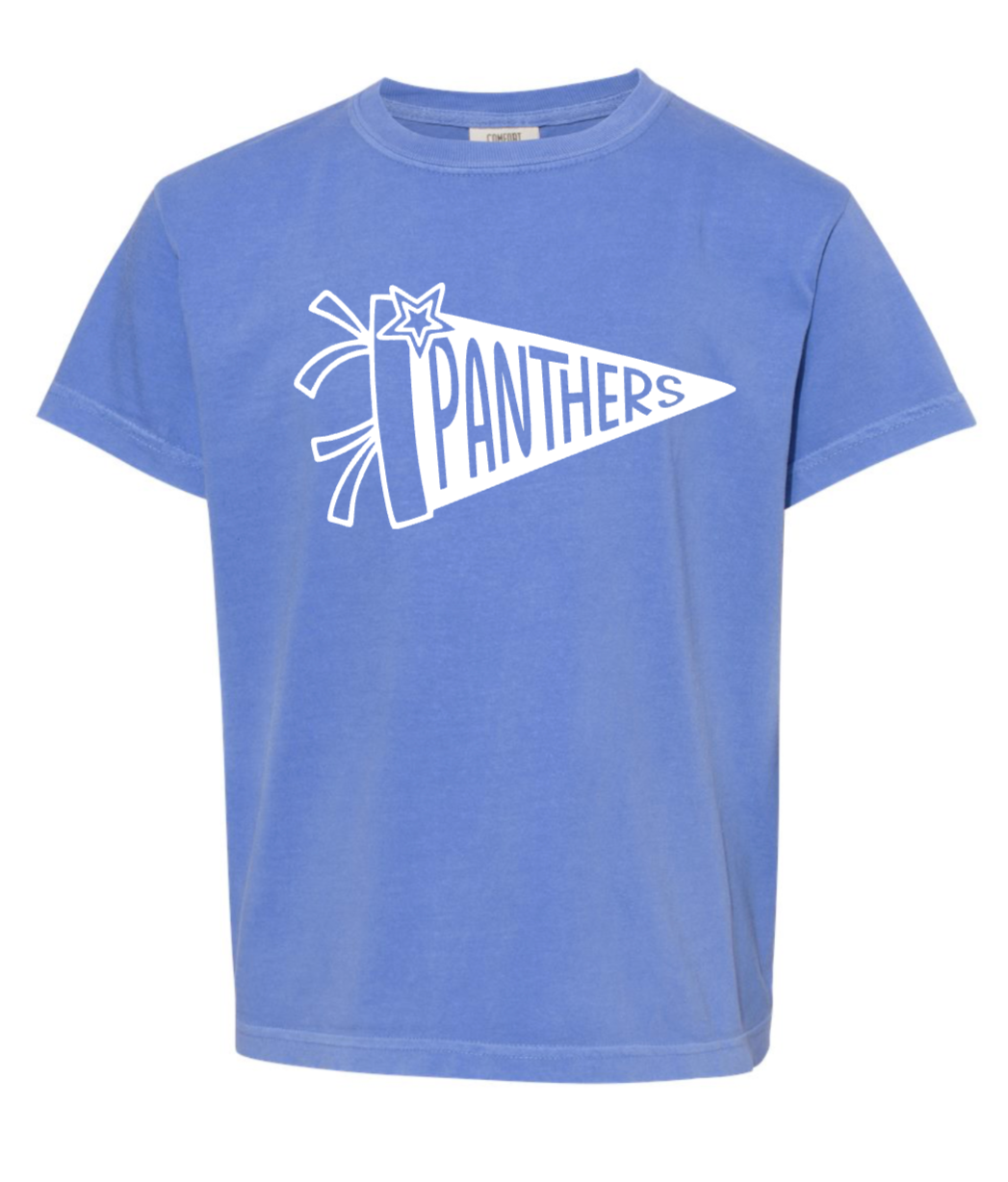 Panthers Comfort Colors Flag Tee