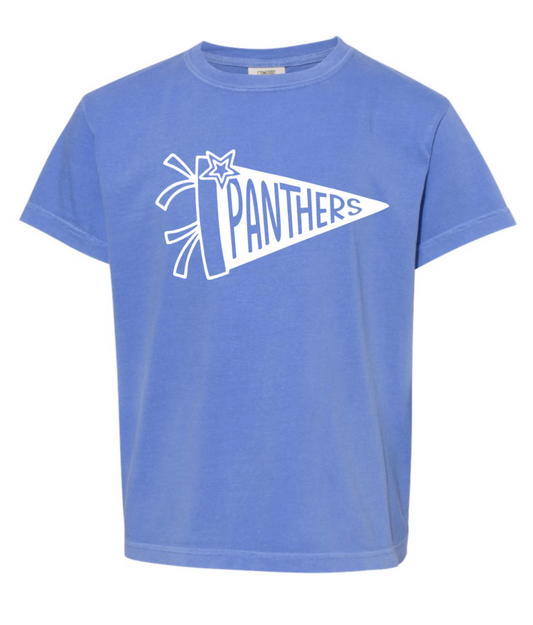 Panthers Comfort Colors Flag Tee