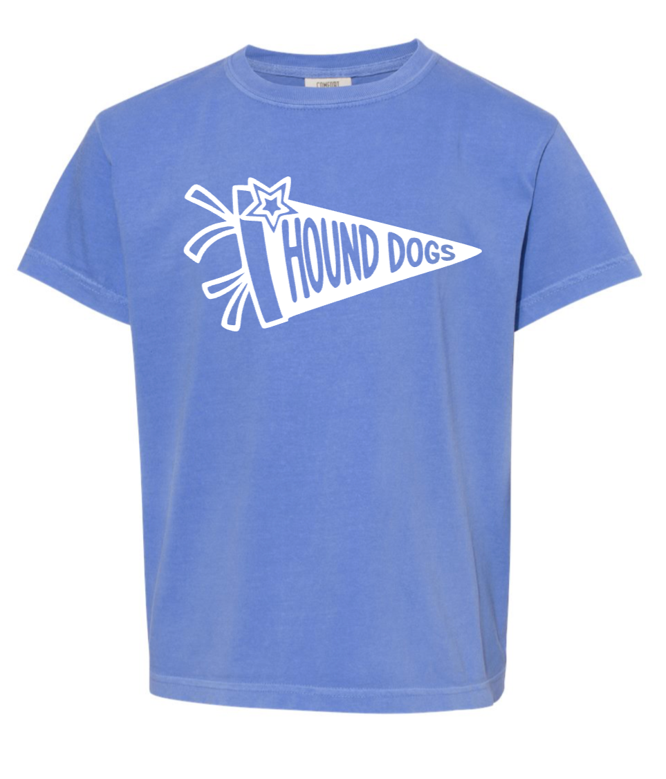 Hound Dogs Comfort Colors Flag Tee