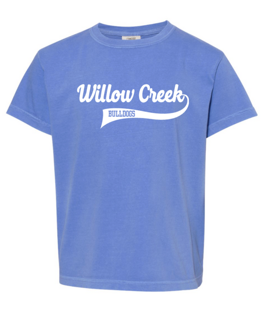 Willow Creek Bulldogs Cursive Comfort Colors