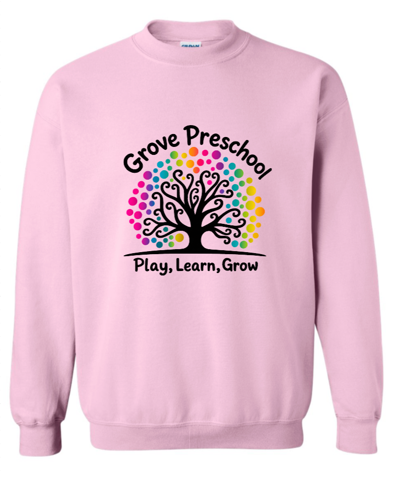 Adult Grove Preschool Rainbow Foil Crew Neck