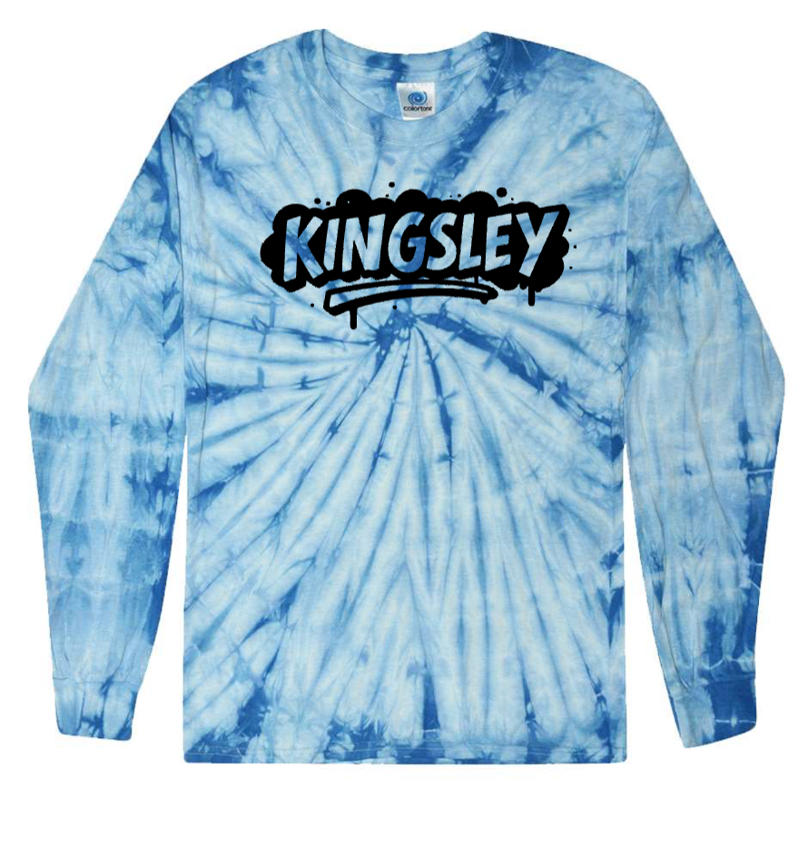 Tie Dye Long Sleeve Kingsley Drip Tee