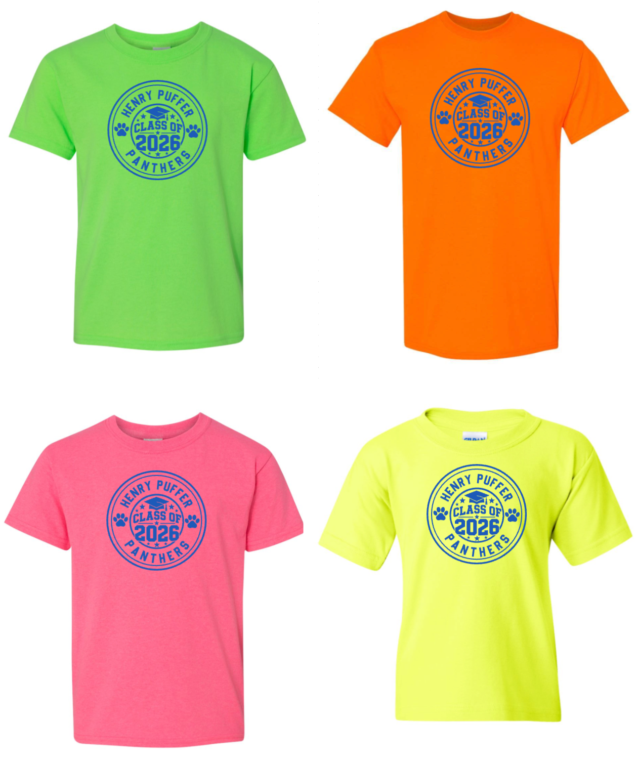 Neon Class of 2026 Tee