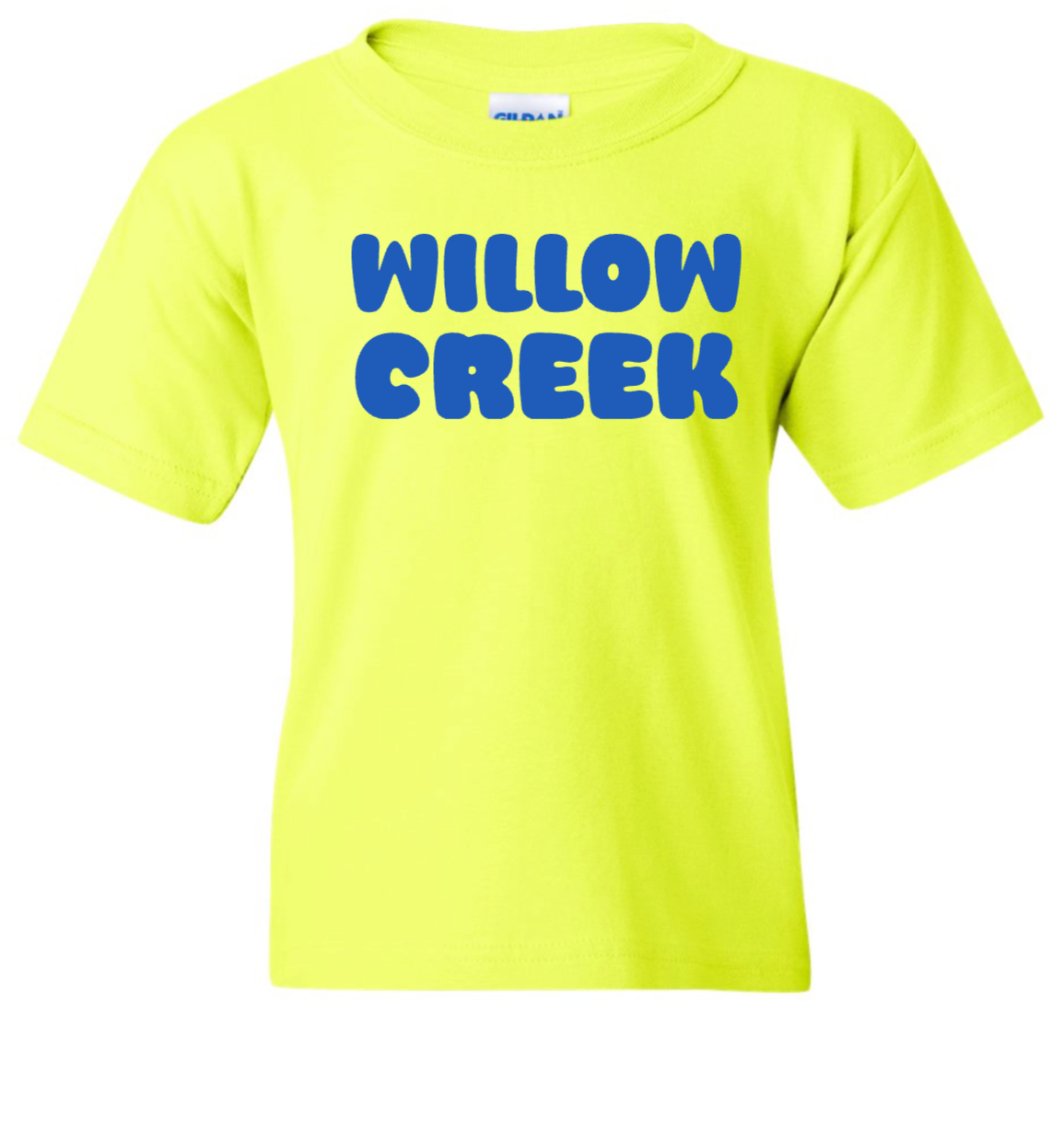 Neon Willow Creek Puff Tee